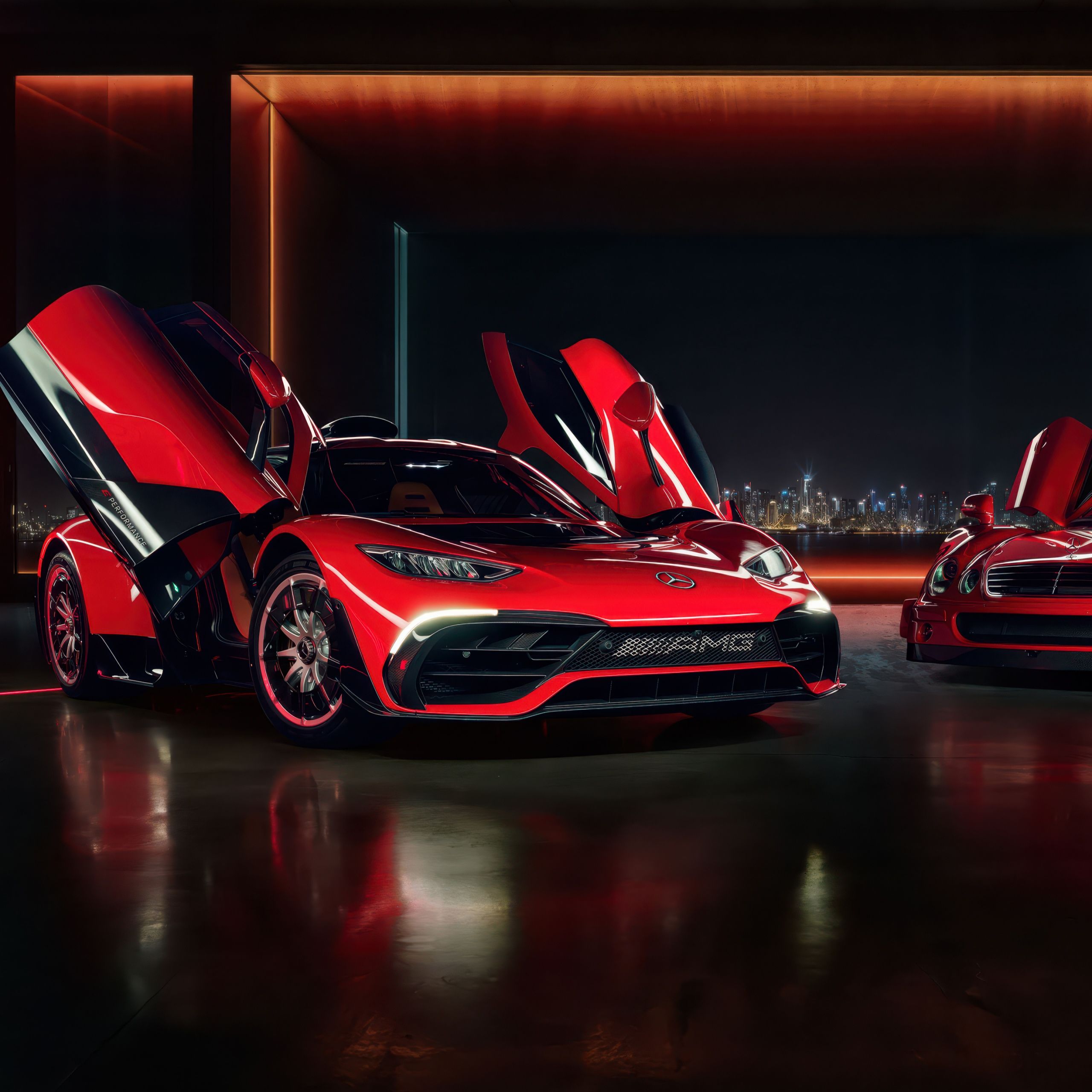 2560x2560 Mercedes AMG ONE Wallpaper 4K, Mercedes Benz AMG CLK GTR