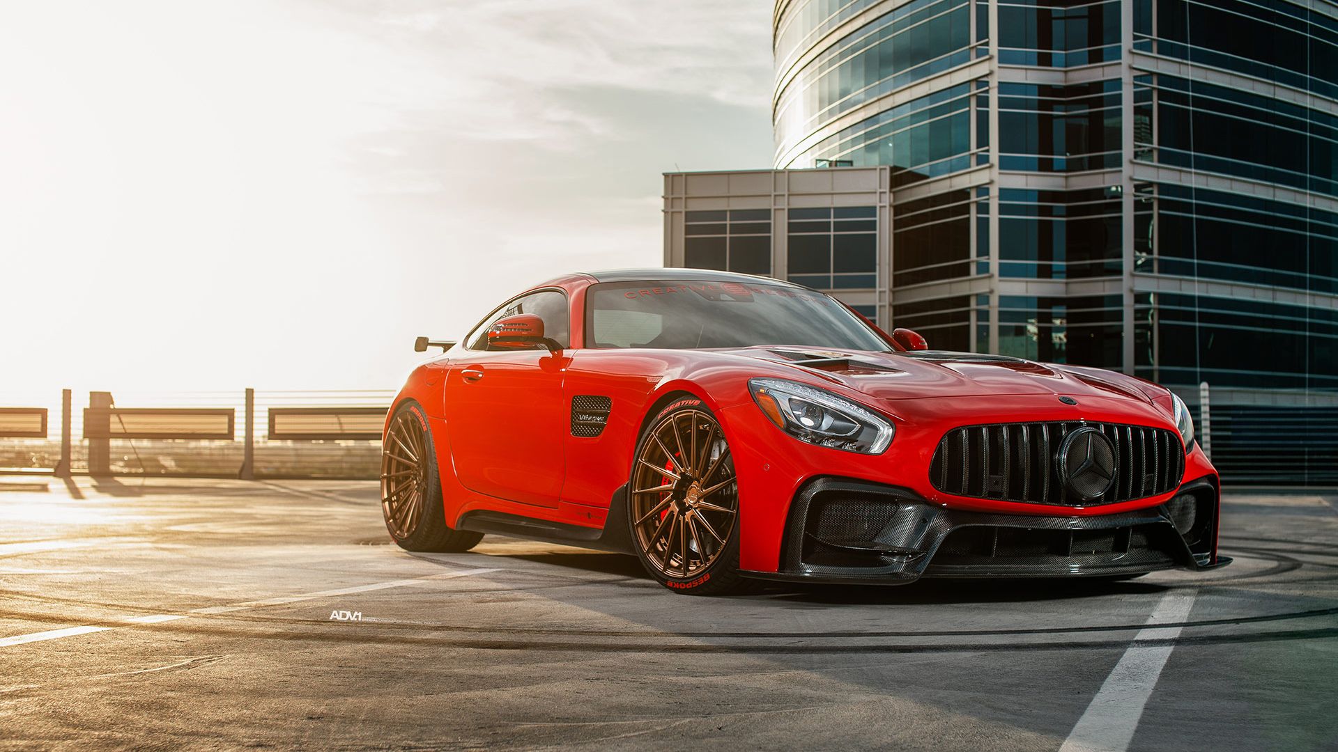 1920x1080 Red Darwin Pro Mercedes AMG GTS 2 Wallpaper Car Wallpaper