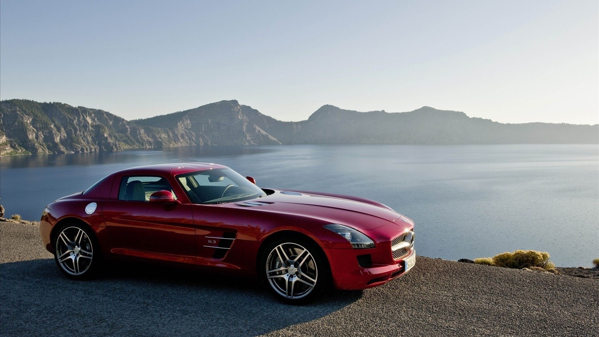 1920x1080 Mercedes Benz, Mercedes Benz SLS AMG, Mercedes SLS, Car, Red Cars Wallpaper HD / Desktop and Mobile Background