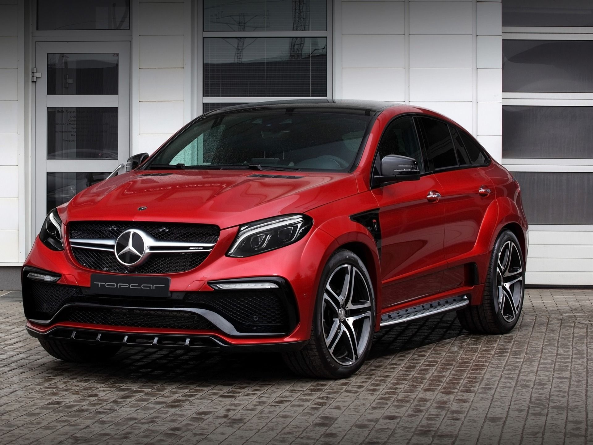1920x1440 Red Mercedes Benz GLE Inferno HD Wallpaper