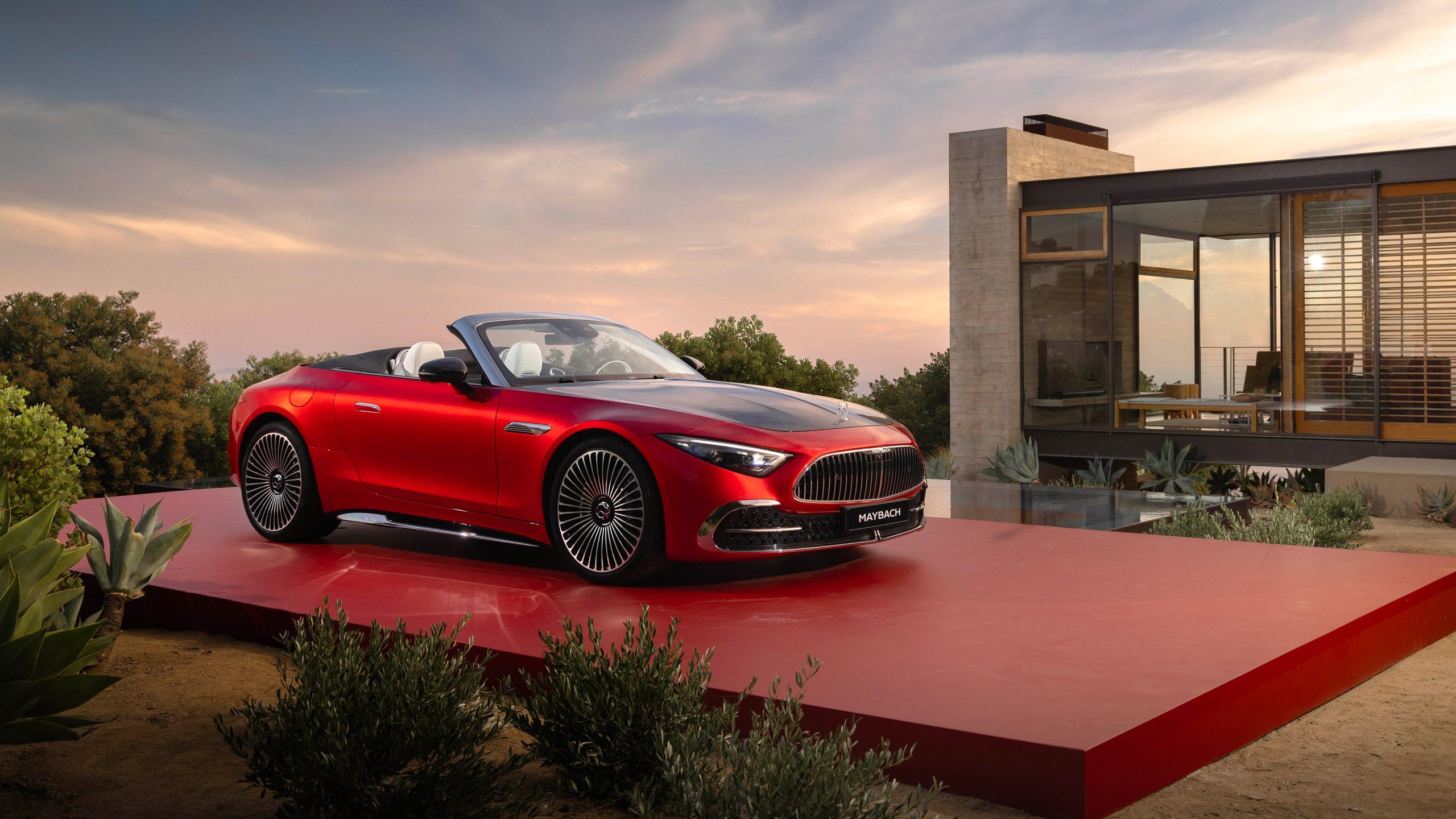 2560x1440 Mercedes Maybach SL Monogram Wallpaper