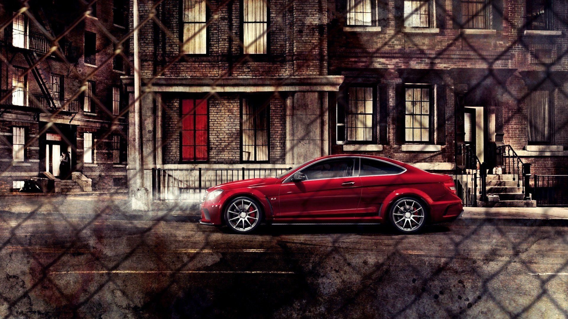 1920x1080 cars, Roads, Vehicles, Mercedes benz, Mercedes, Benz, C Black, Series, Mercedes, Benz, C Amg Wallpaper HD / Desktop and Mobile Background