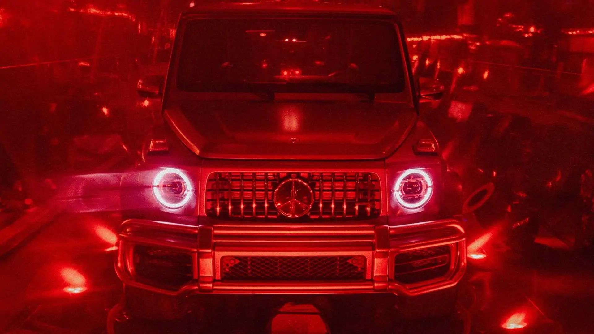 1920x1080 Mercedes G Wagen Chooses the Red Pill In Honor of The Matrix Resurrections Premier