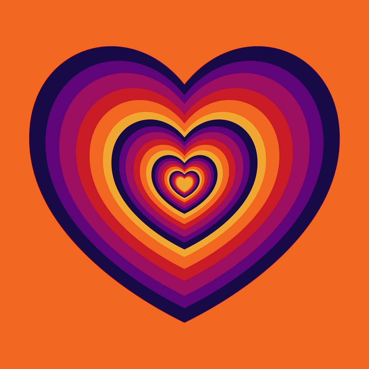 1280x1280 Download Hearts Love Symbol. Royalty Free Stock Illustration Image