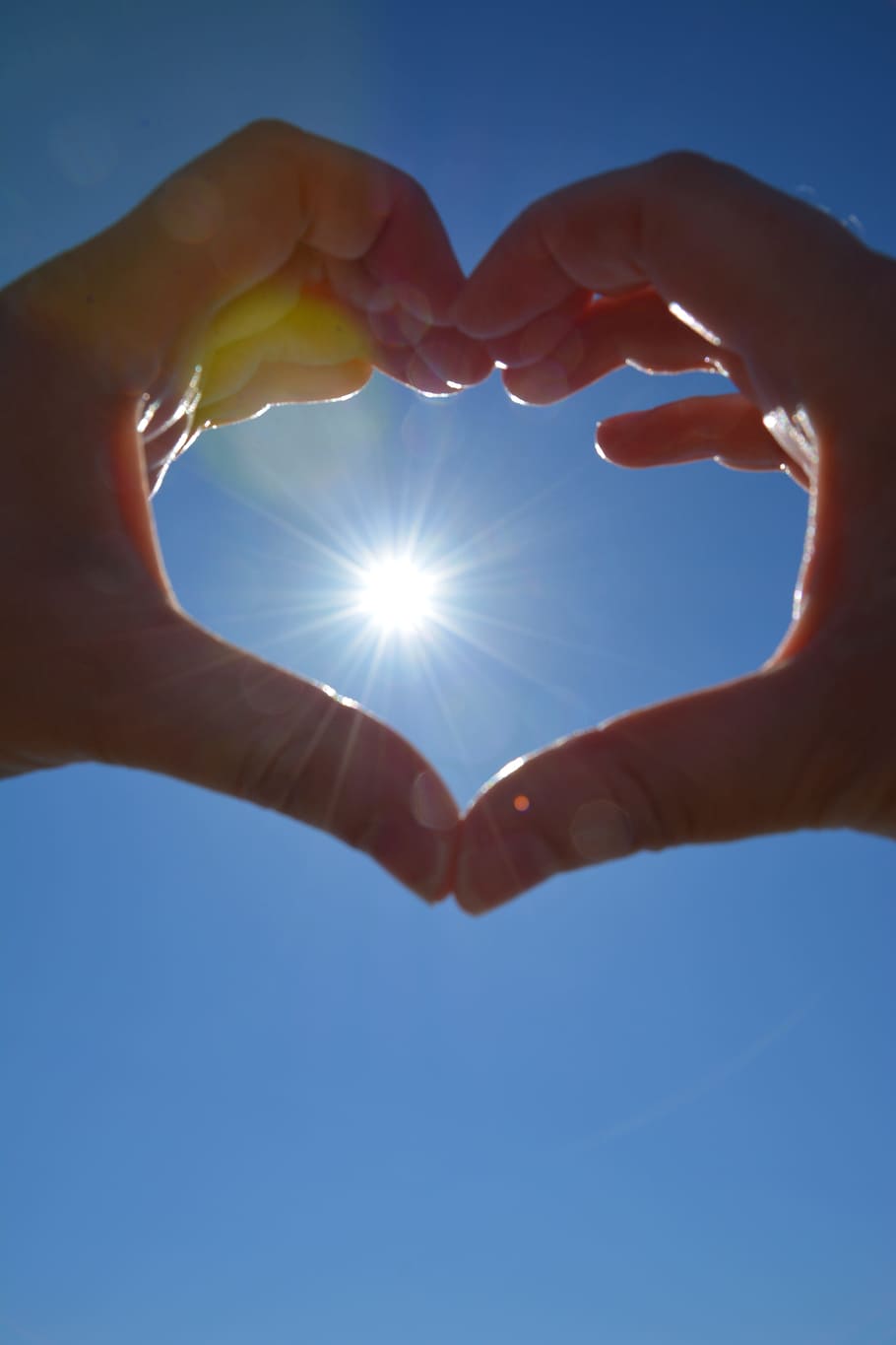 910x1365 HD wallpaper: heart, hands, solar, love, form, symbol, romantic, hope, wedding
