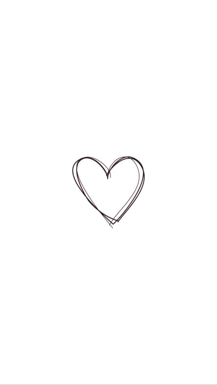 750x1329 Download A White Heart of True Love Background