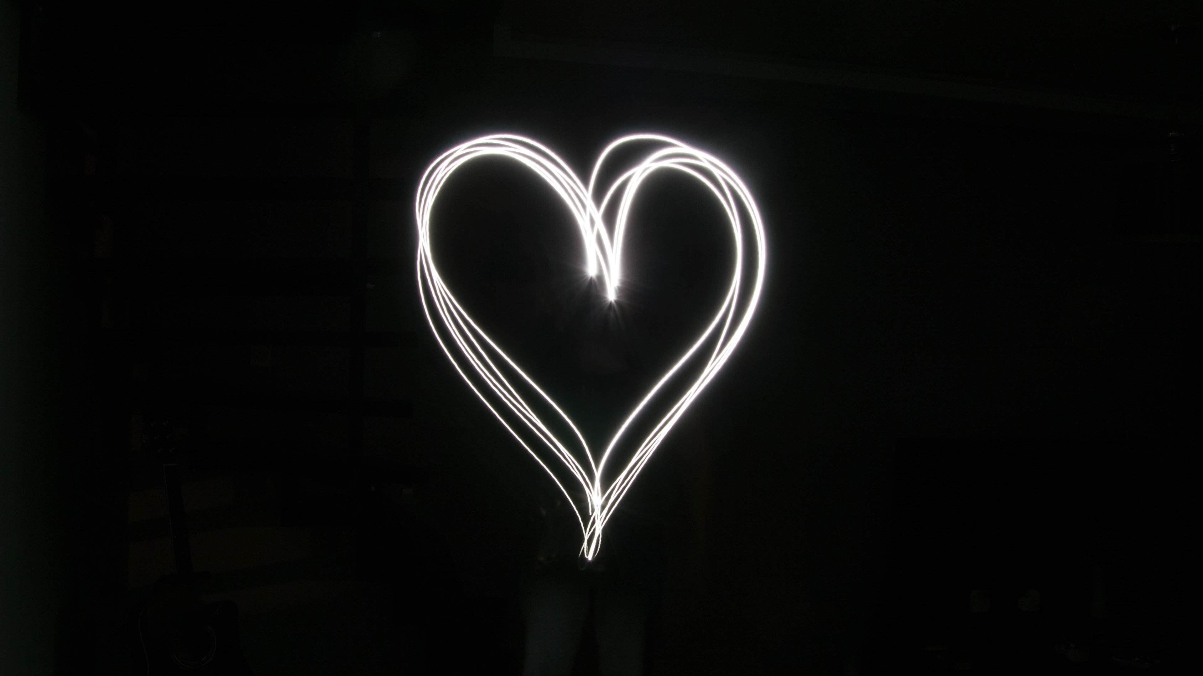 3840x2160 Light Heart Wallpaper, Android & Desktop Background