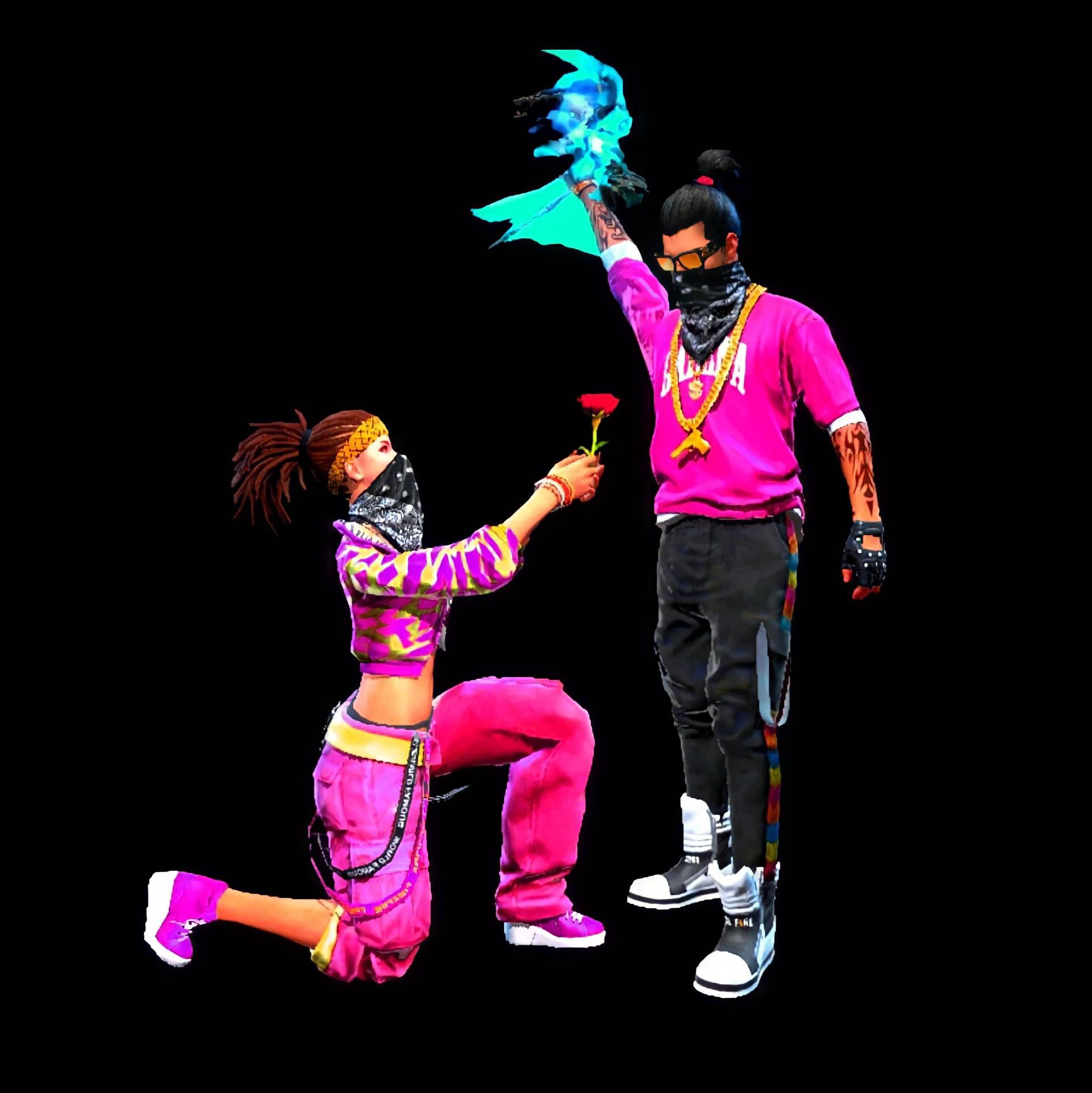 1919x1920 Free Fire Hip Hop Bundle Wallpaper