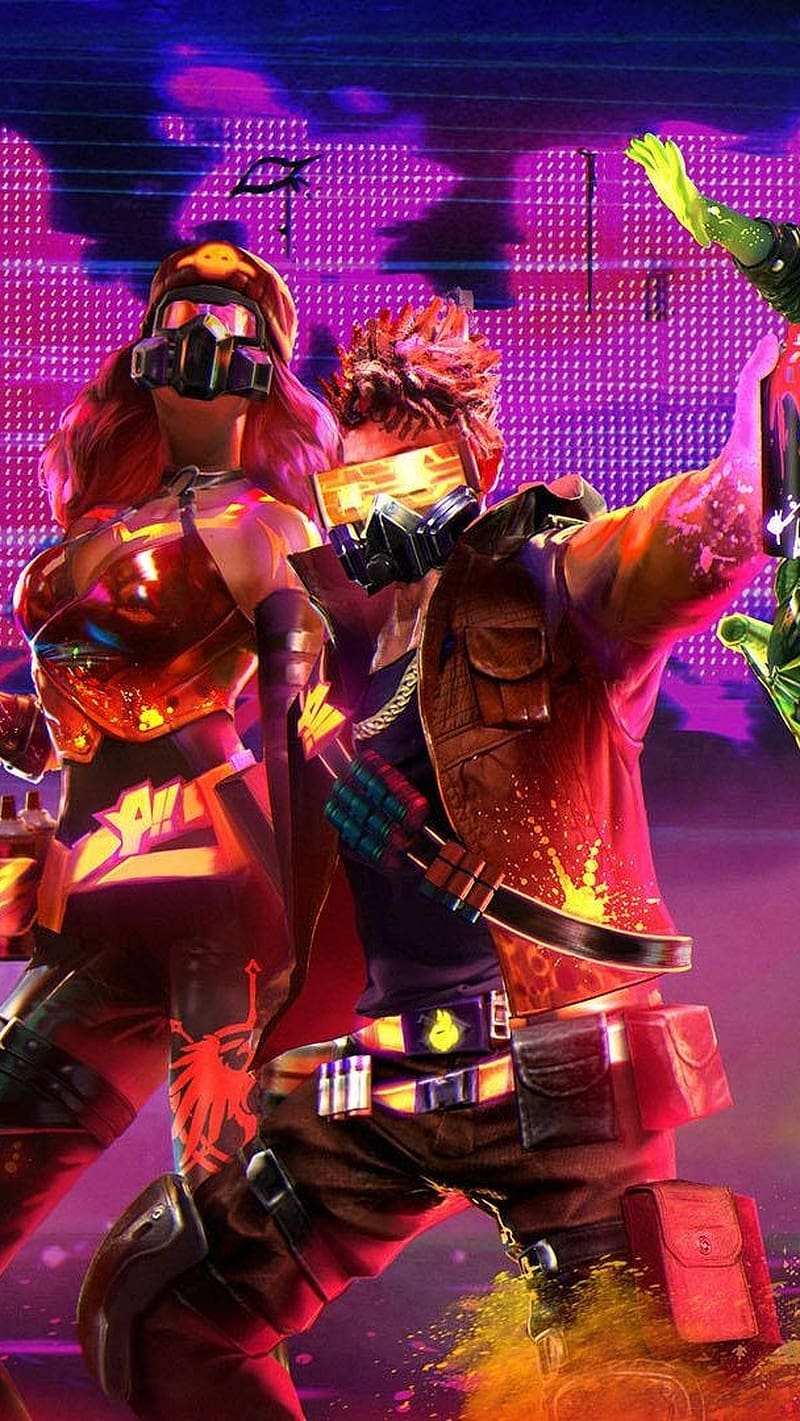 800x1421 Fire Hip Hop Bundle, Couple Dancers, fire, game, HD phone wallpaper