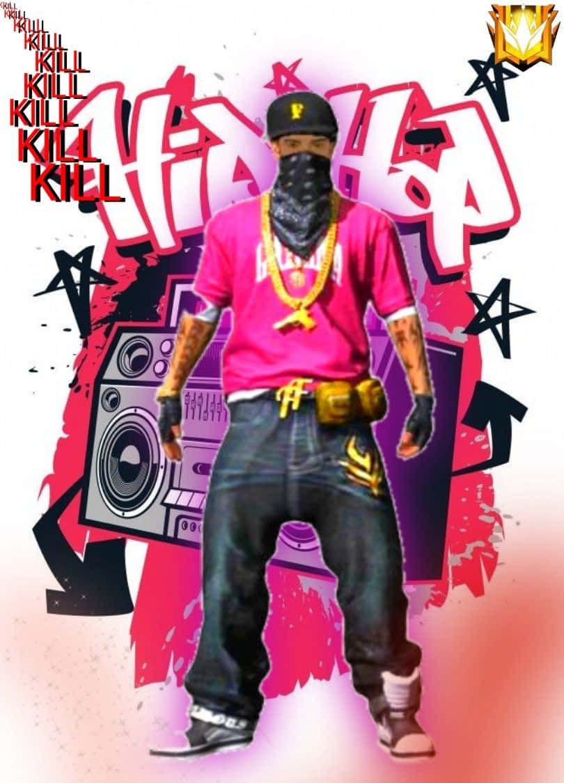 810x1124 Wallpaper Camiseta Hip Hop Free Fire Free Fire Hip Hop Bundle