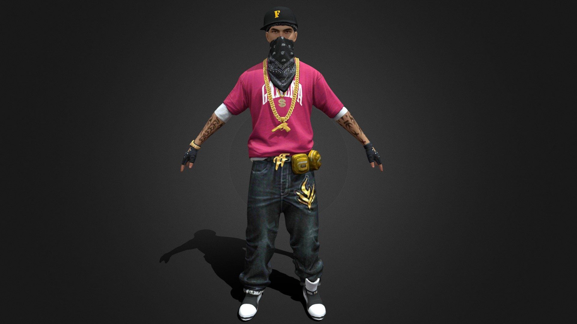 1920x1080 FREE FIRE HIP HOP BUNDEL 3D MODEL Free 3D model by FFXN [a60a350]