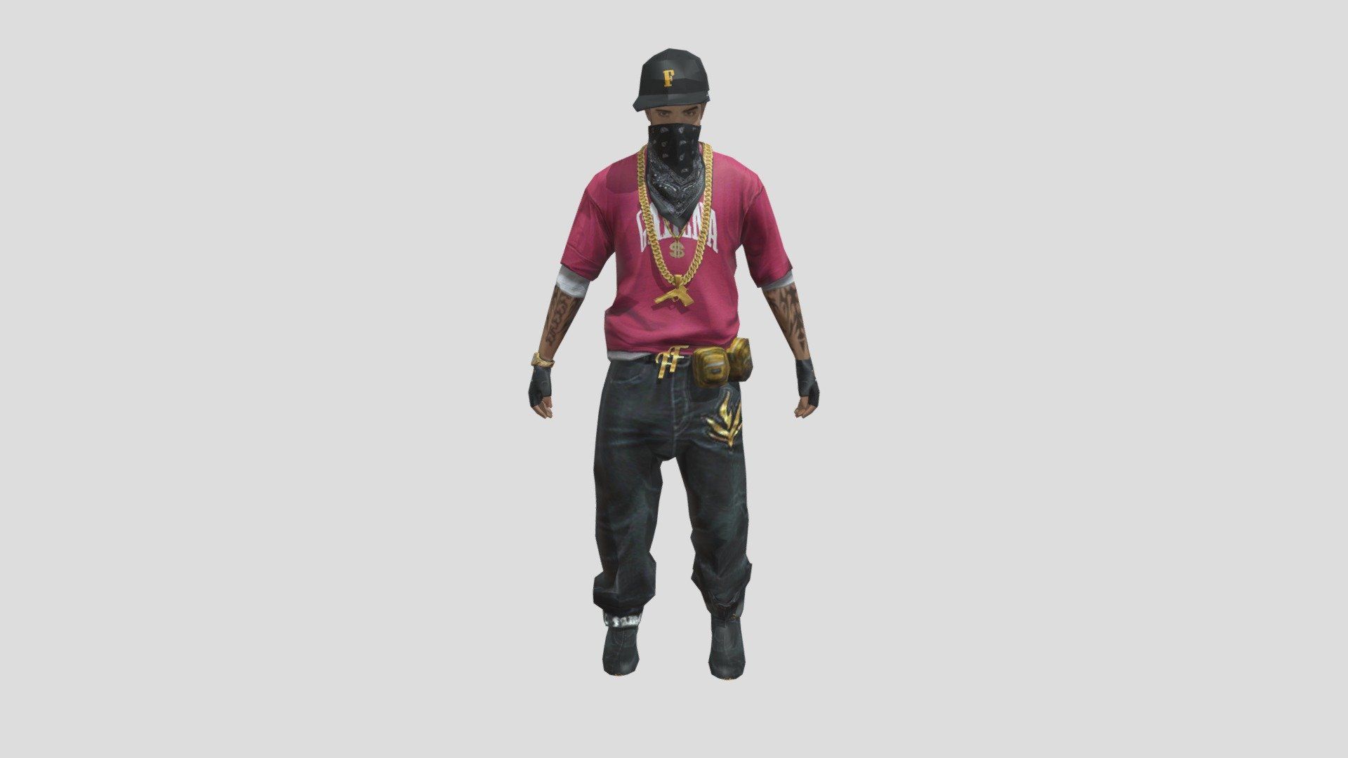 1920x1080 SEASON 2 HIPHOP BUNDLE FREE FIRE Free 3D model by JOKER SQUADS [60dedff]