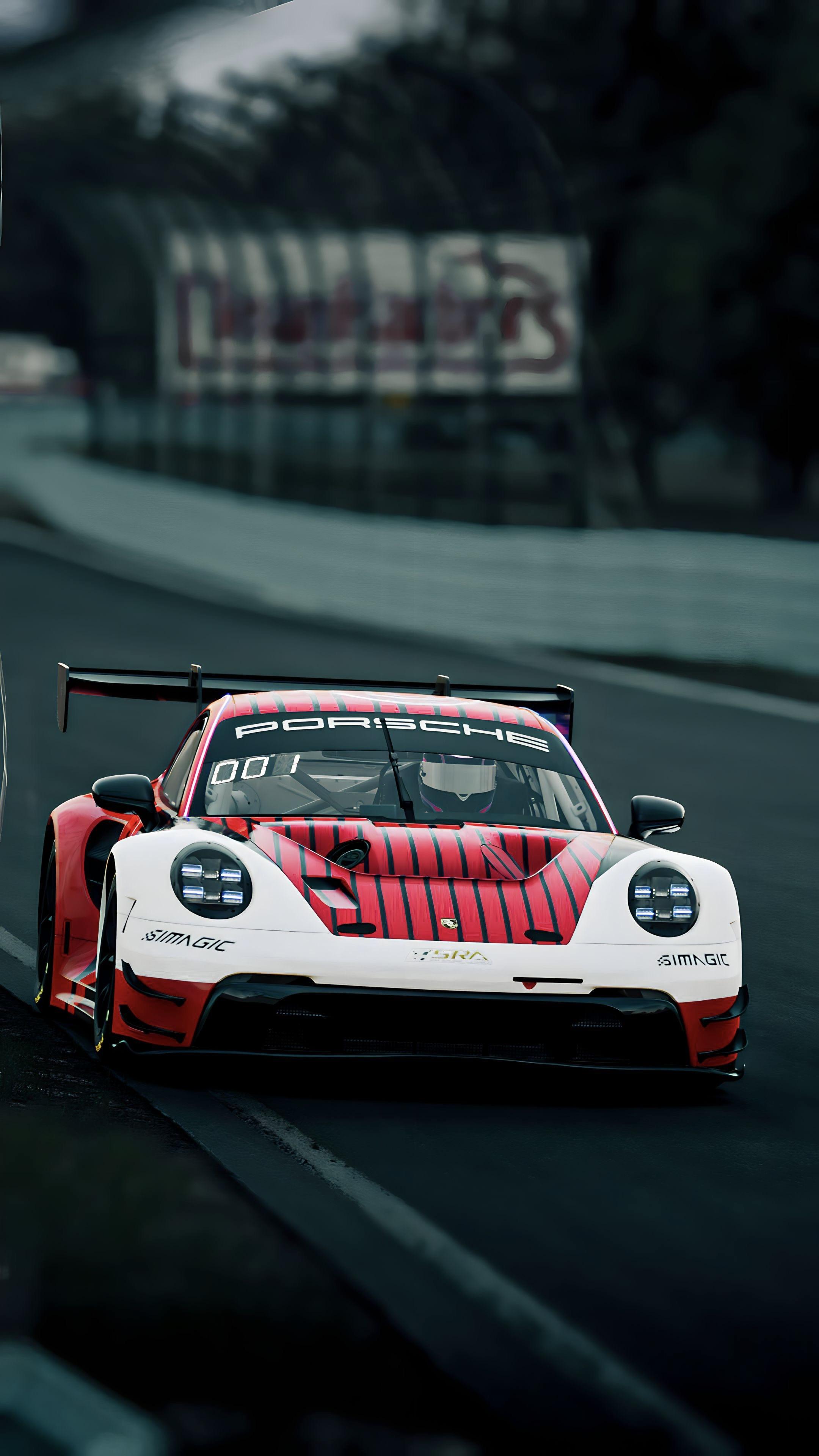 2160x3840 A set of the Porsche Penske Motorsport livery for the SRA GT3 Team Series