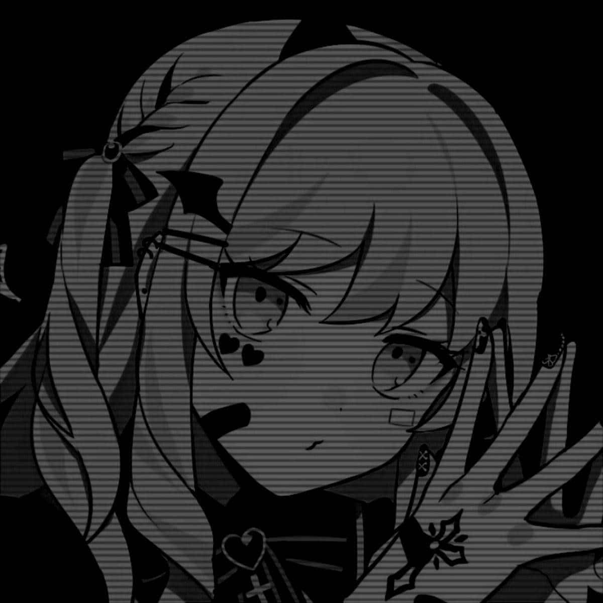 1200x1200 Cute Dark Aesthetic Download Girl Dark PFP Wallpaper