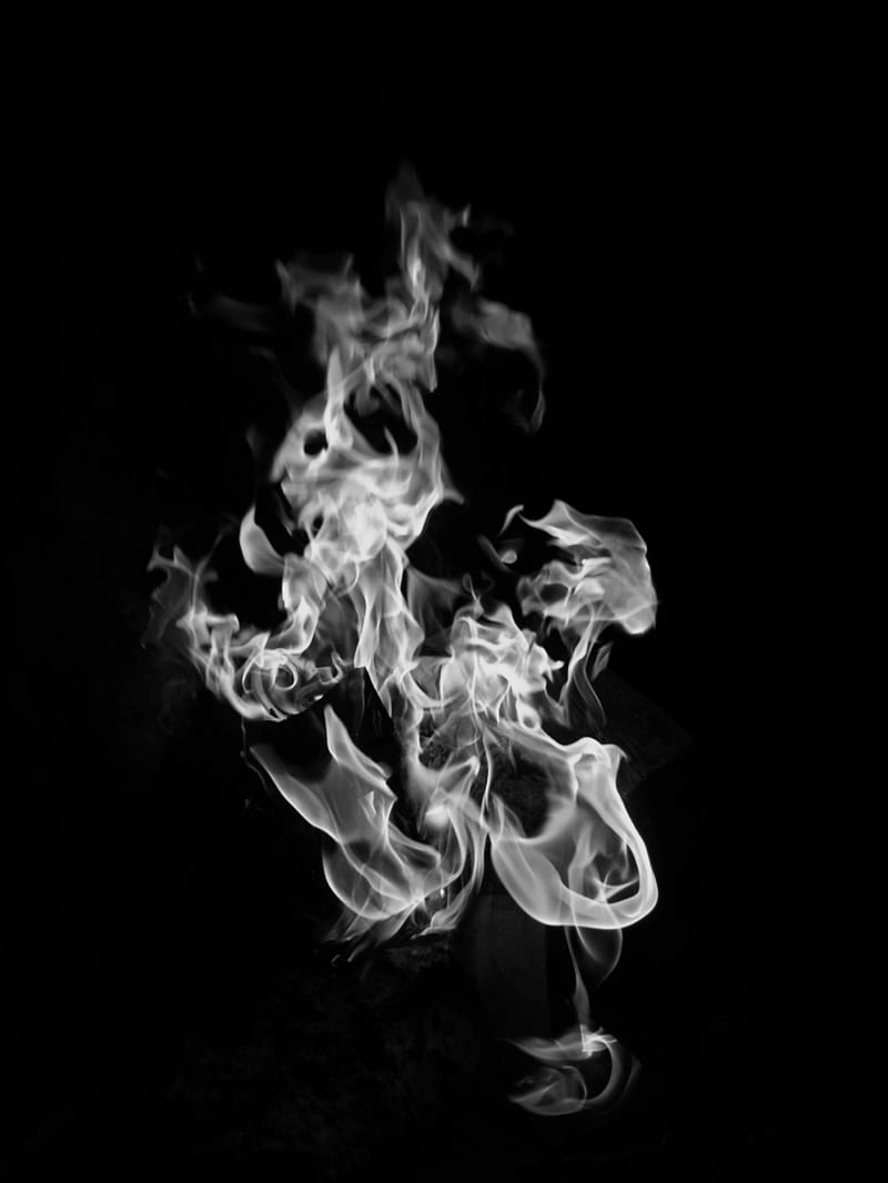 800x1066 Dark Fire, fire, flames, HD phone wallpaper