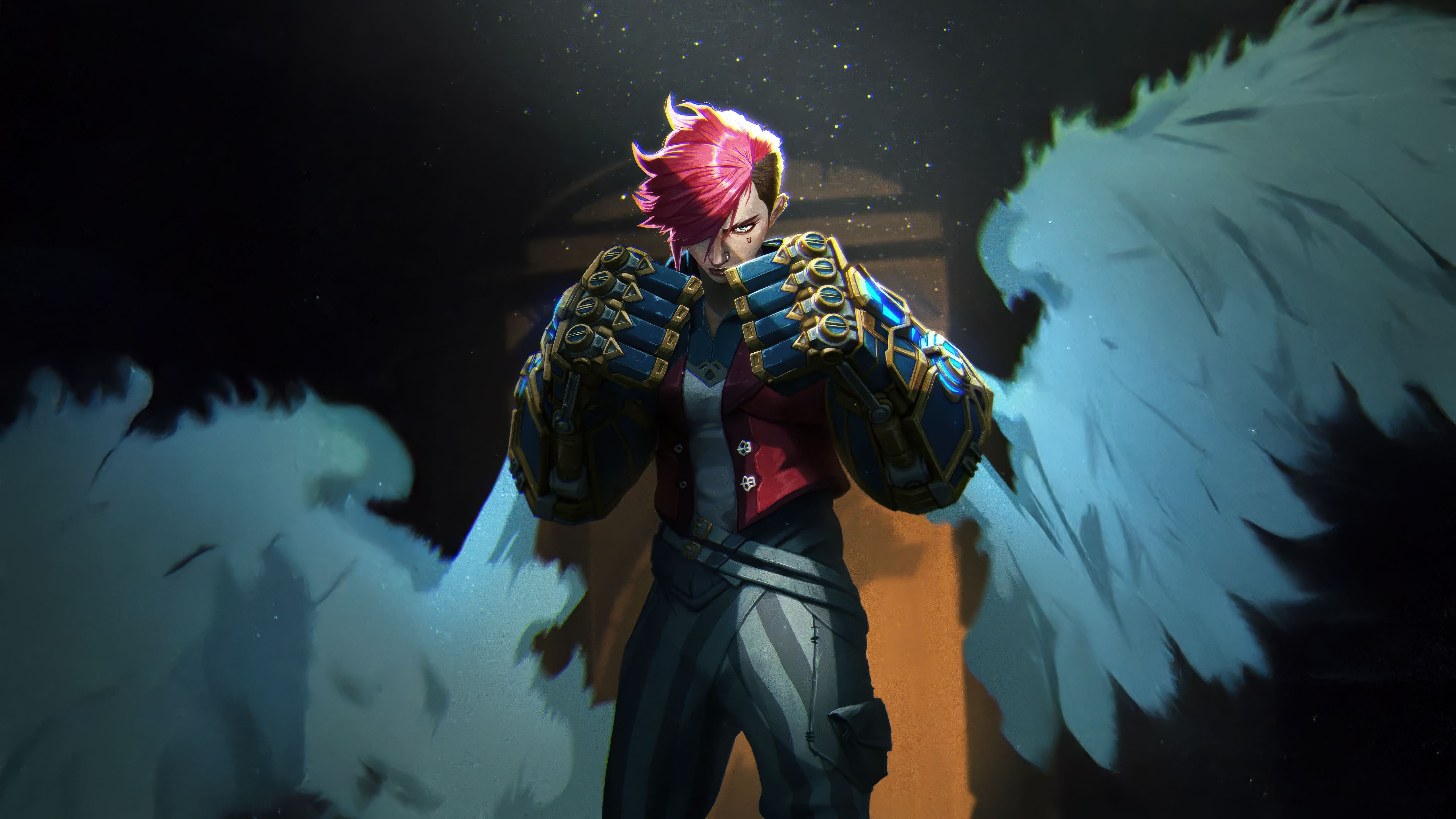 5120x2880 Arcane Vi Wallpaper 4K, 5K, Arcane: League of Legends