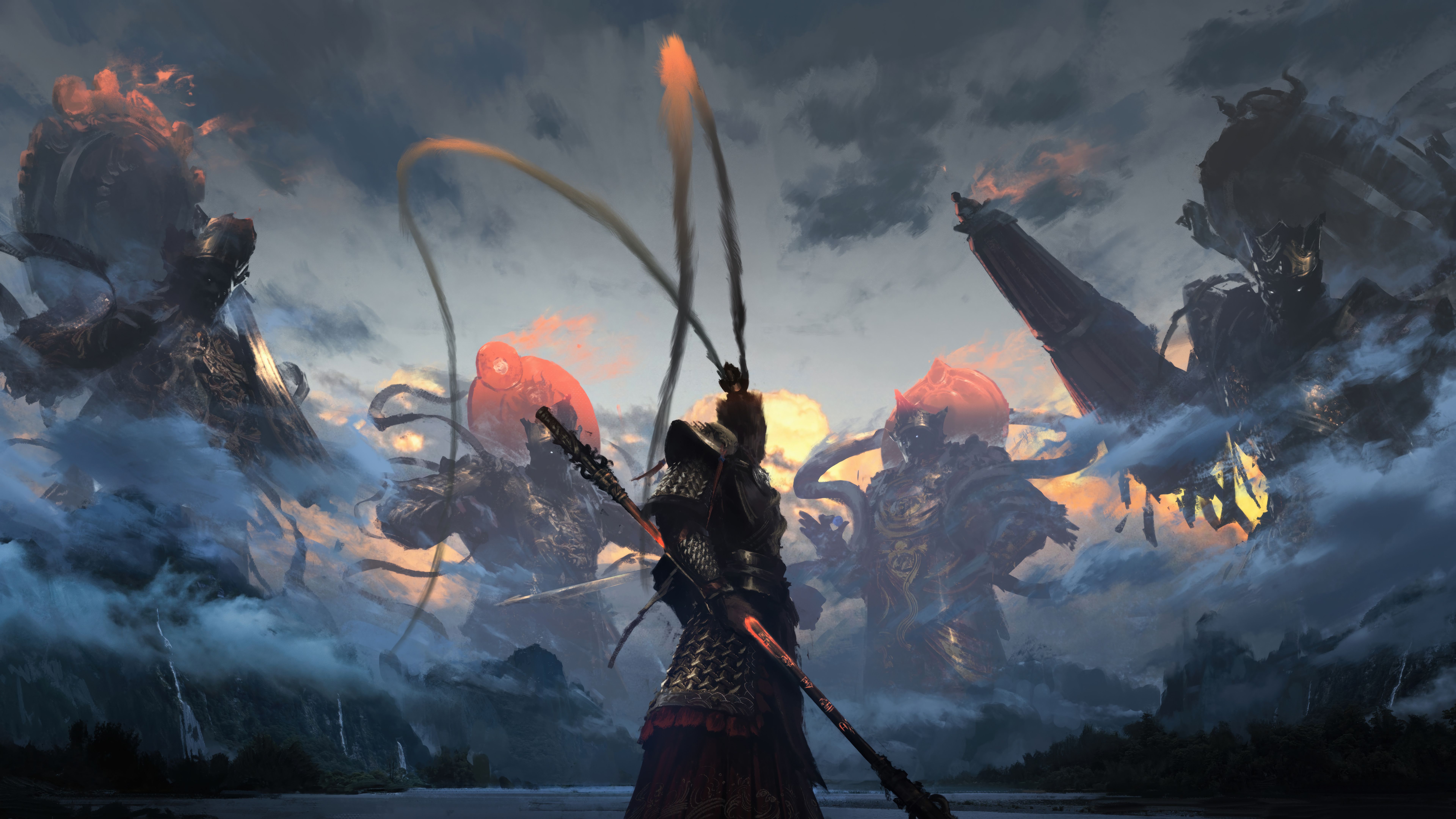 7680x4320 Black Myth: Wukong Ancient Gods Wallpaper 4K 8K HD PC a