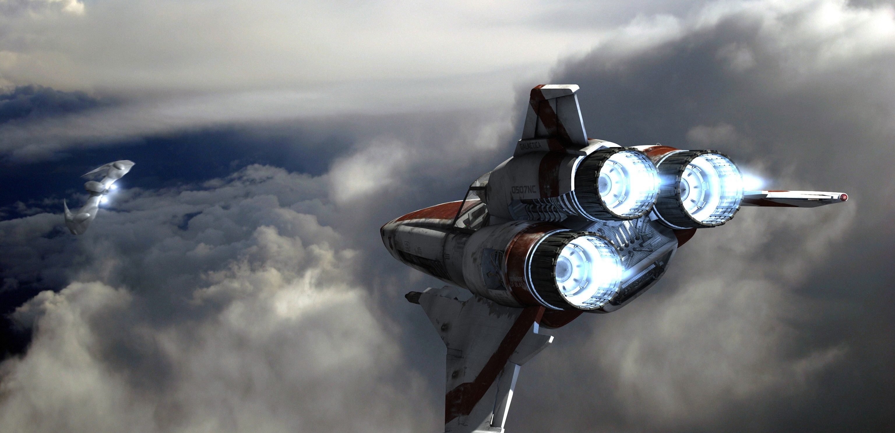 3072x1488 Battlestar Galactica (2003)