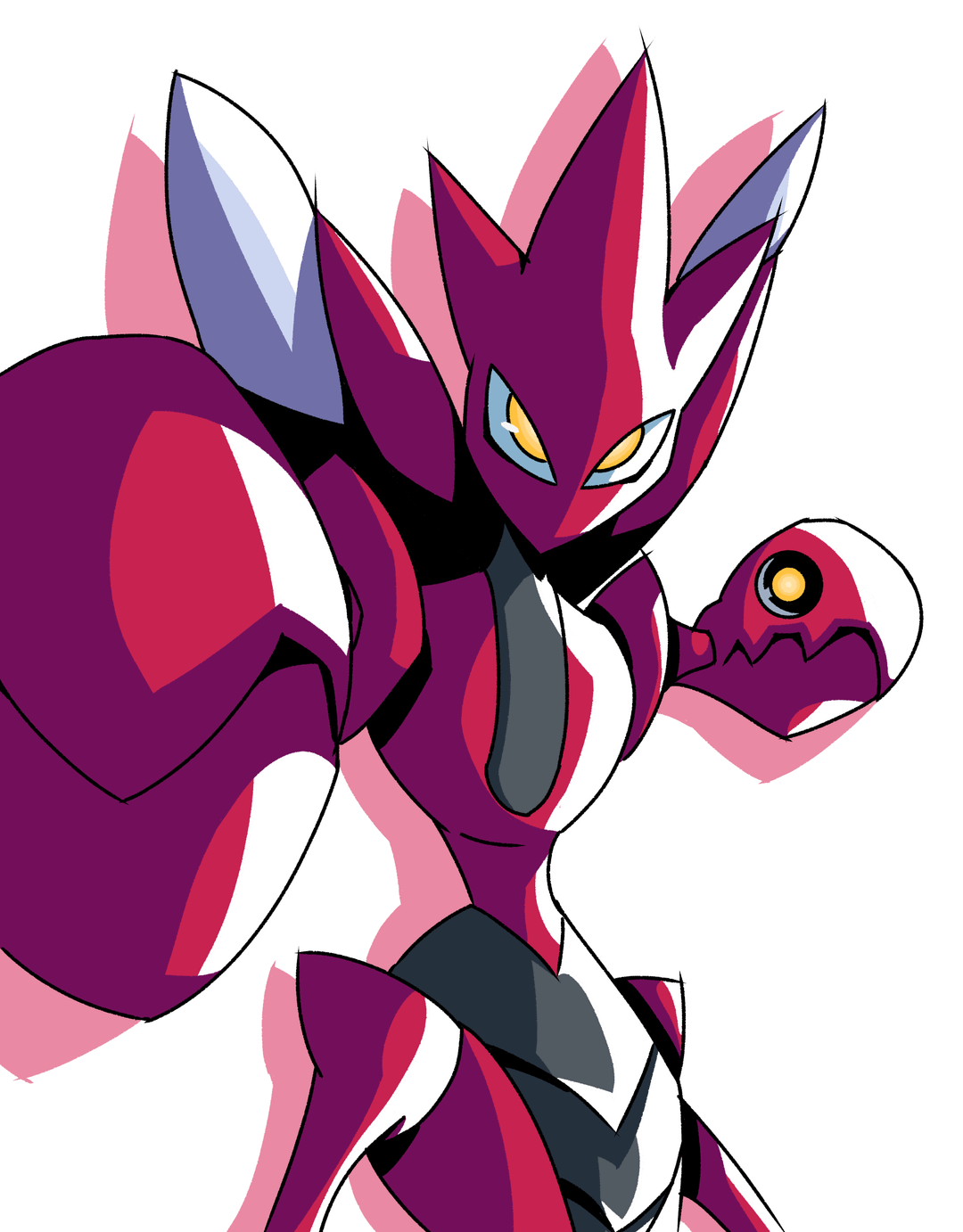 1080x1382 Scizor and Kleavor art