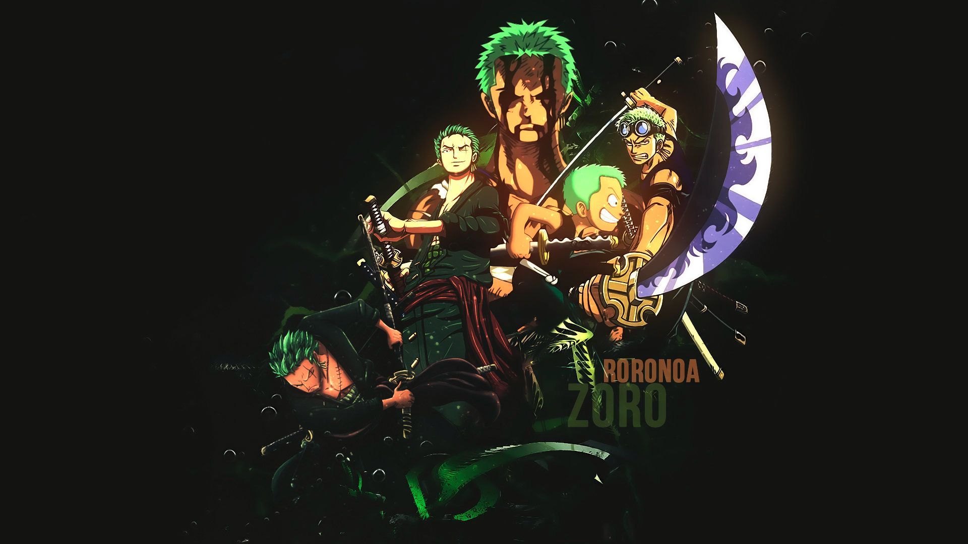 1920x1080 Zoro Nothing Happened Desktop Wallpaper