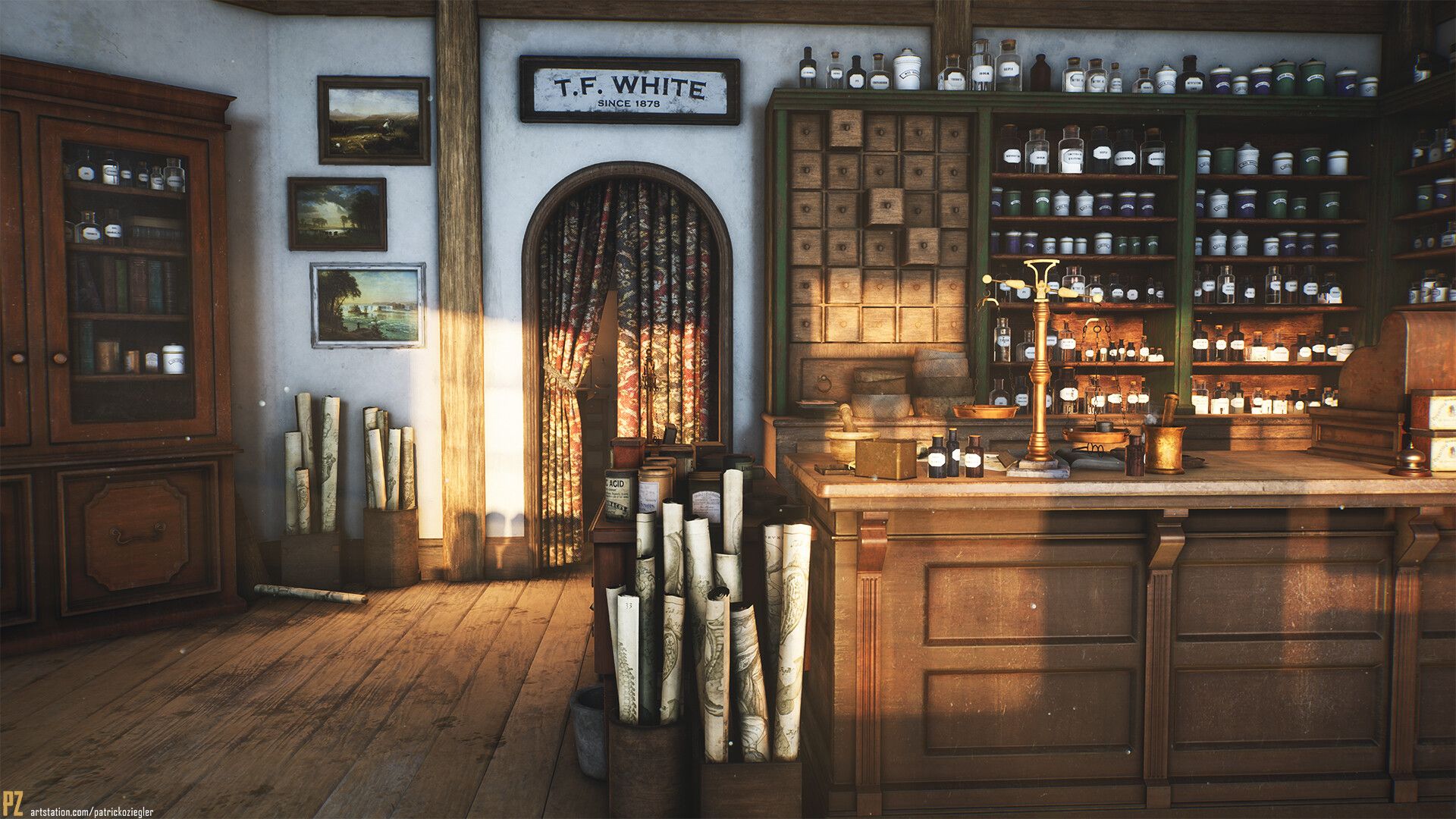1920x1080 Old Pharmacy