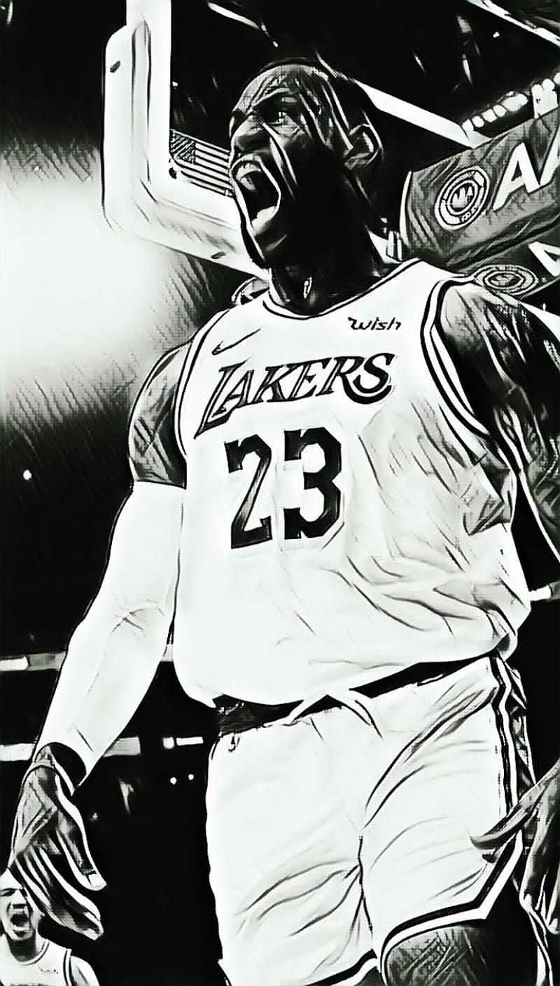 800x1409 Lebron James Black Jersey Wallpaper Lebron James Black Wallpaper James Wallpaper Nba Lebron Chalk Toss Poster