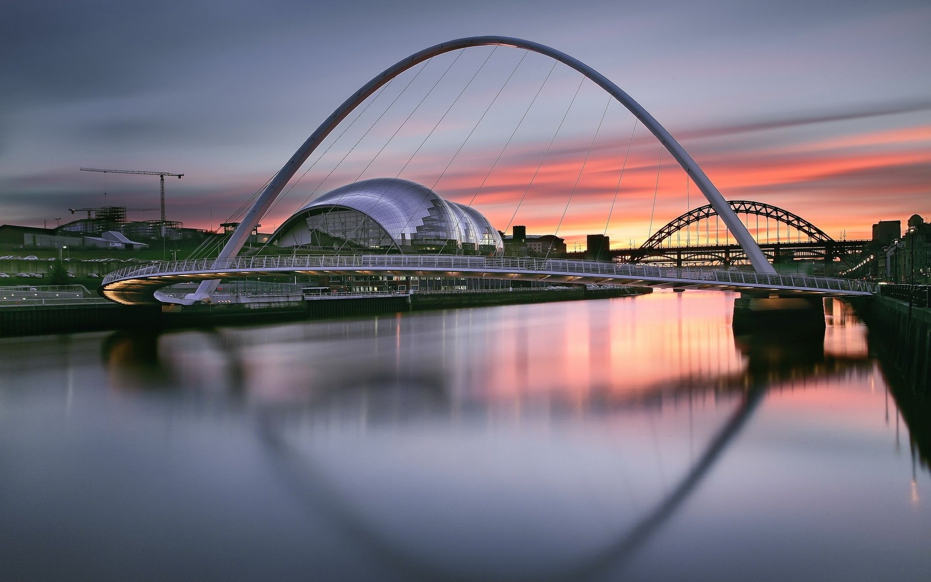 1920x1200 Wallpaper England, Quayside, Newcastle upon Tyne for mobile and desktop, section город, resolution 1920x1200