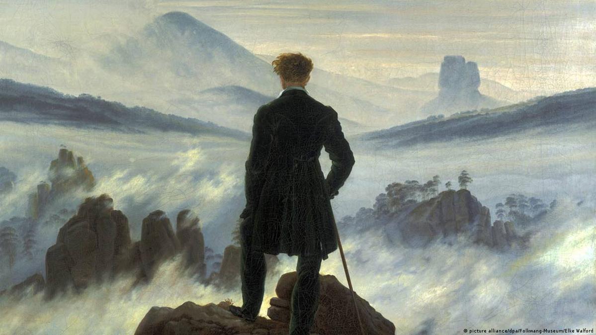 1199x674 Meisterwerk der Kunst: Der Wanderer über dem Nebelmeer”