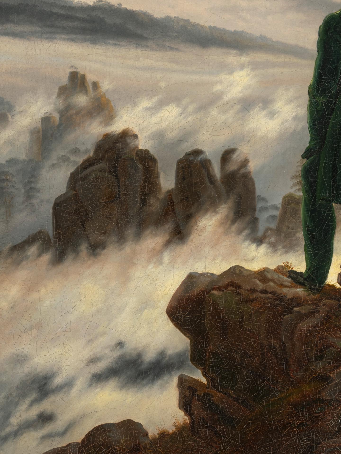 1440x1920 Wanderer above the Sea of Fog