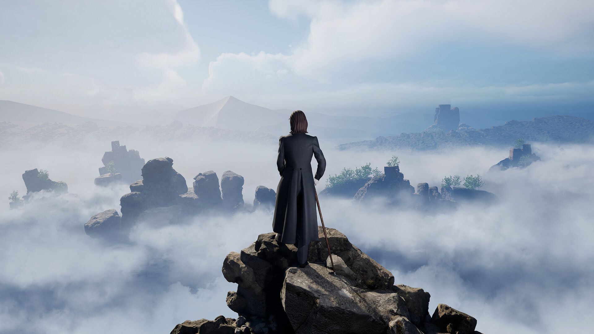 1920x1080 Wanderer Above The Sea Of Fog Wallpaper