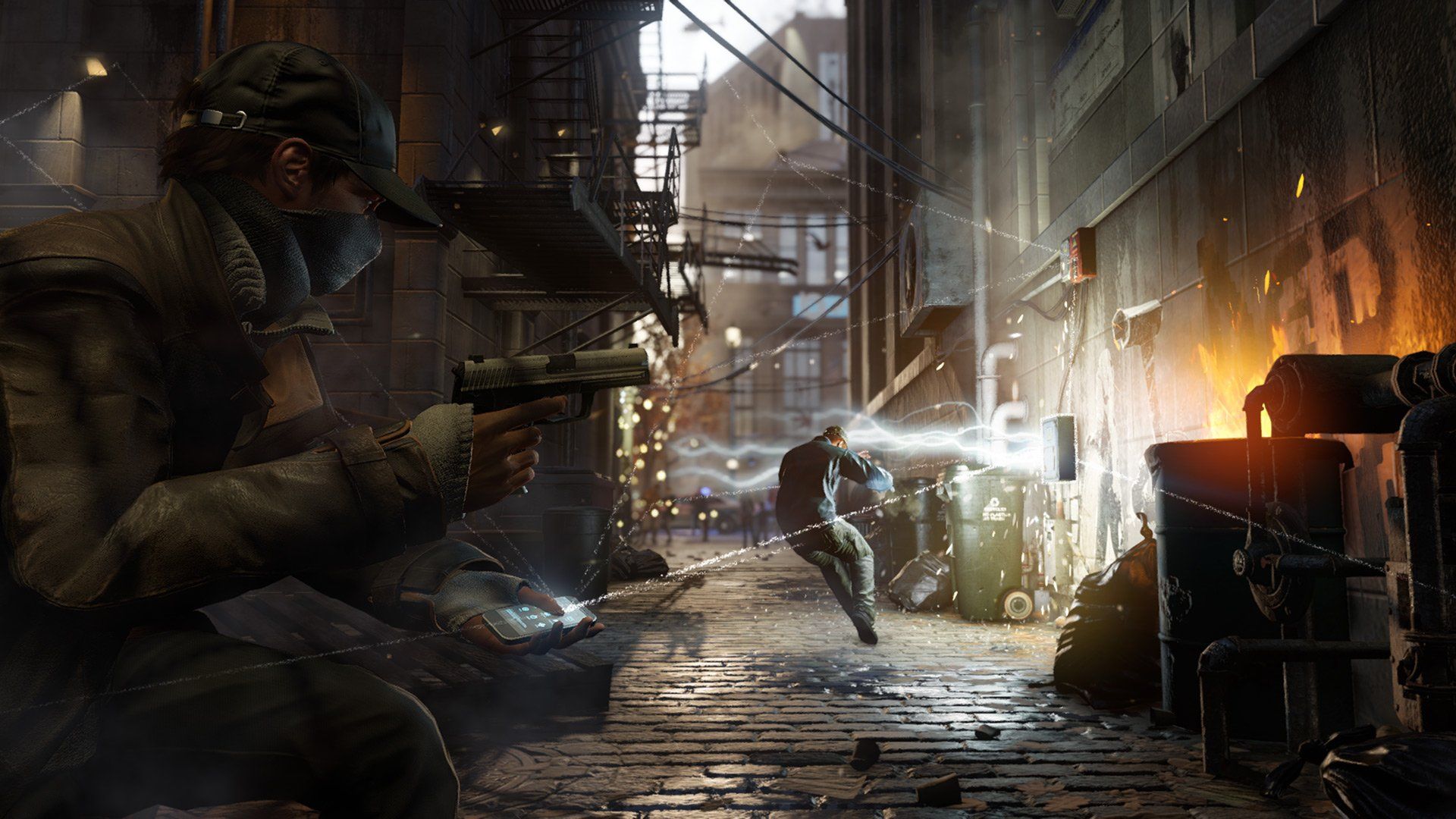 1920x1080 Watch Dogs HD Wallpaper: Urban Cyber Heist in Actionx1080