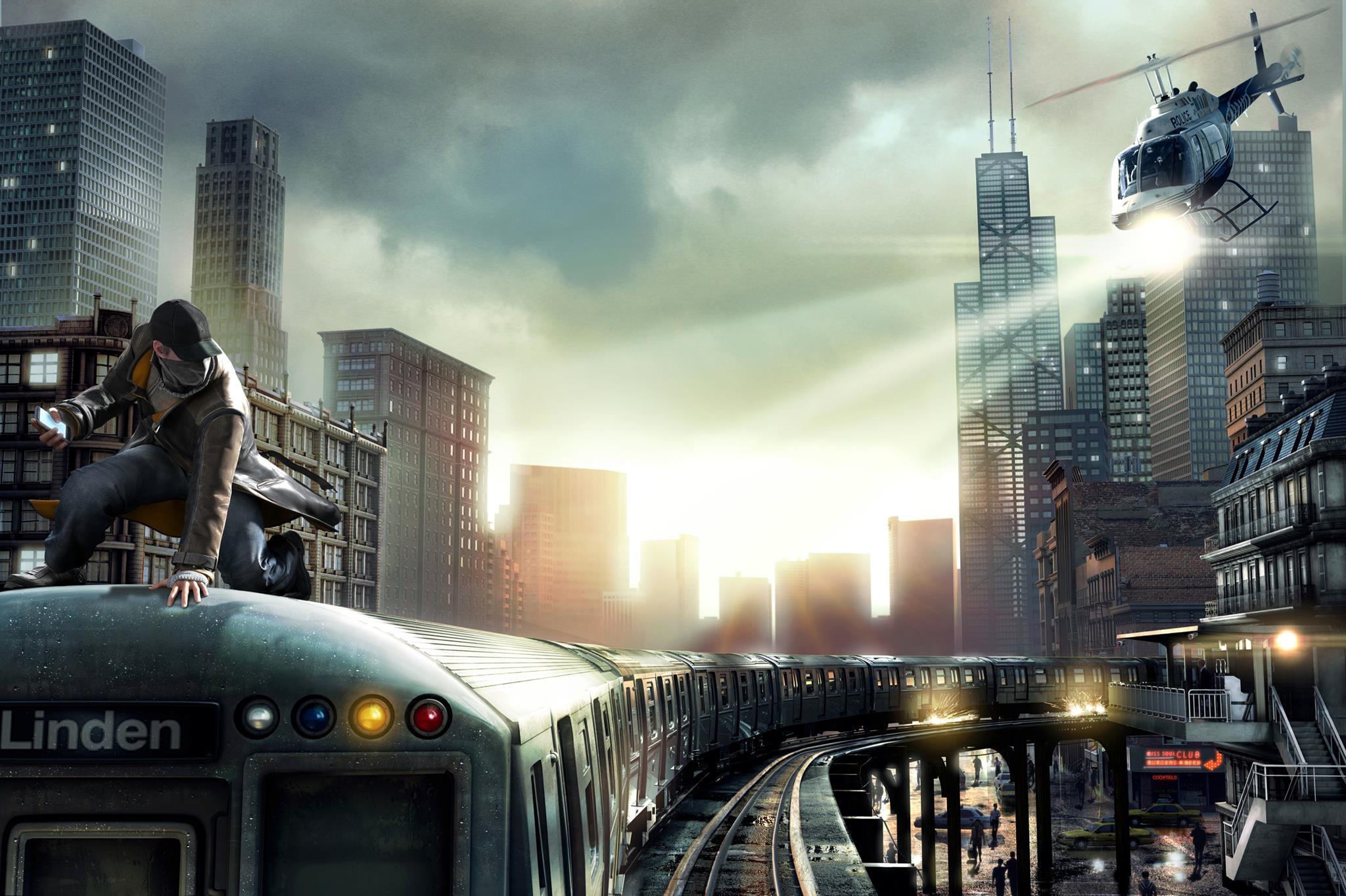2048x1364 watch dogs, aiden pearce, chicago train Wallpaper, HD Games 4K Wallpaper, Image and Background