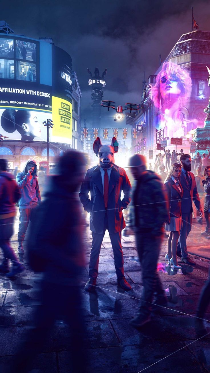 736x1308 Watch Dogs Legion 2019 4K Ultra HD Mobile Wallpaper for iPhone & Android