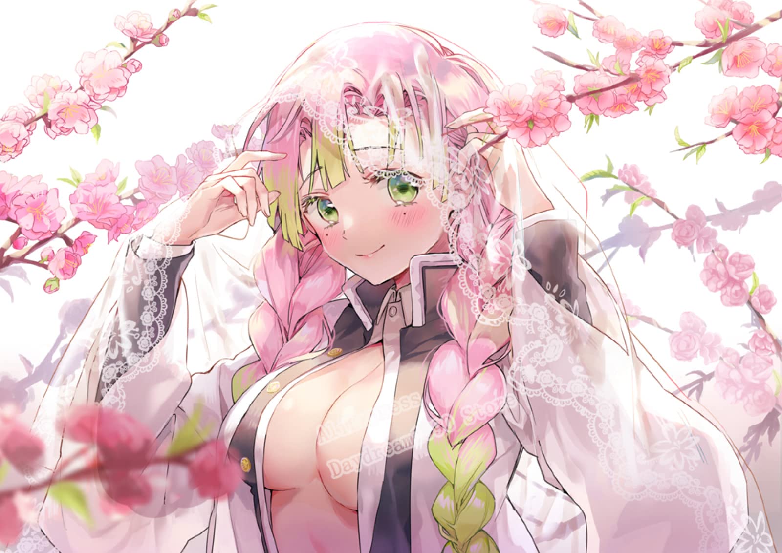1600x1132 COJIC Kanroji Mitsuri Wallpaper 3D Wallpaper Anime Demon Slayer Kimetsu No Yaiba Murals Bedroom Living Room Cosplay Studio Wall Art 360Cm(W) X 280Cm(H) : Amazon.se: Tools & Home Improvement