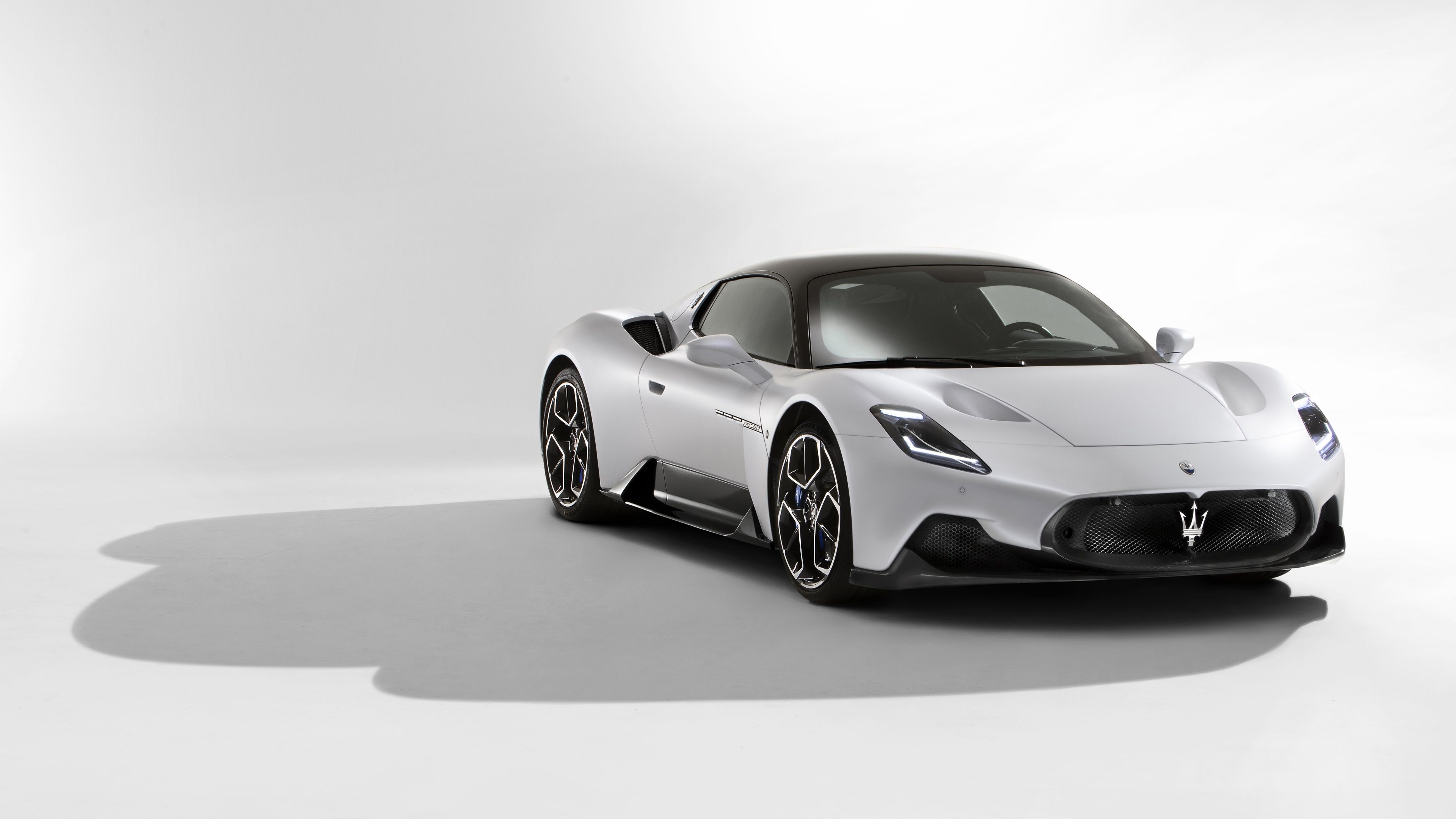 3840x2160 Maserati MC20 Wallpaper 4K, 8K, Sports cars, White background