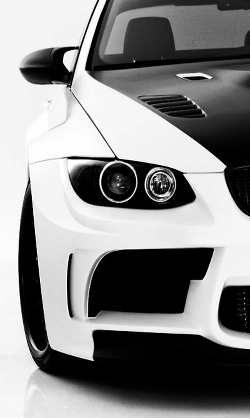 800x1333 BMW, black, car, white, HD phone wallpaper