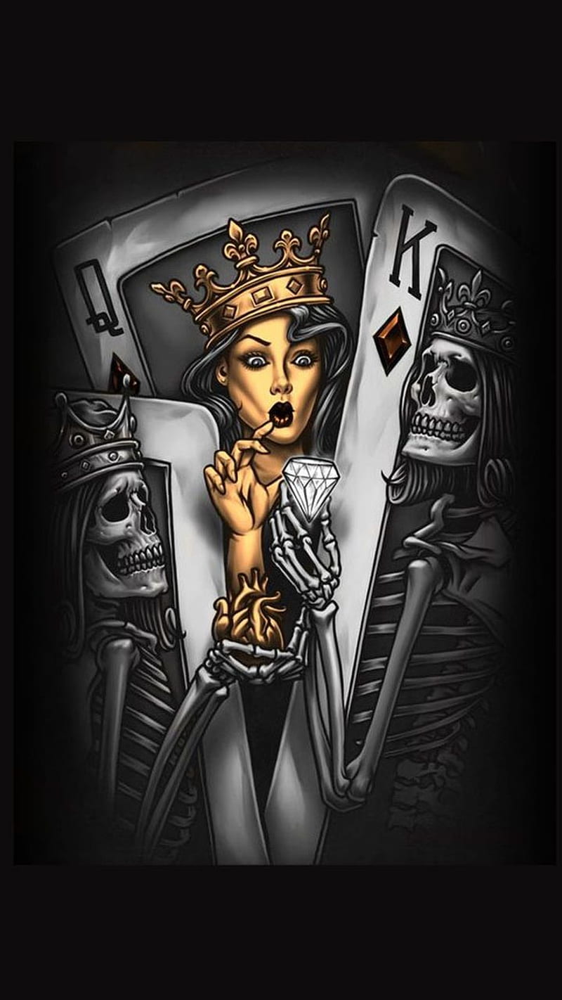 800x1422 HD king of diamonds wallpaper