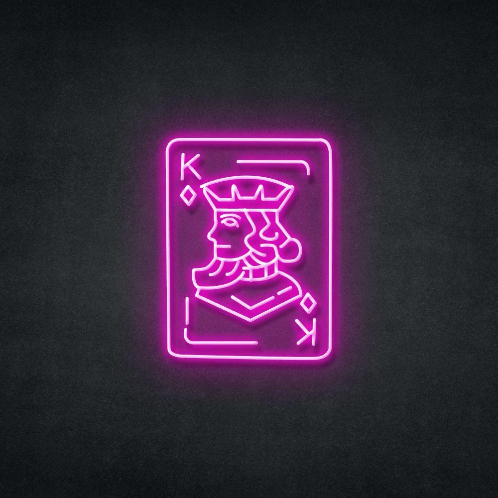 1000x1000 King Of Diamonds Neon Sign