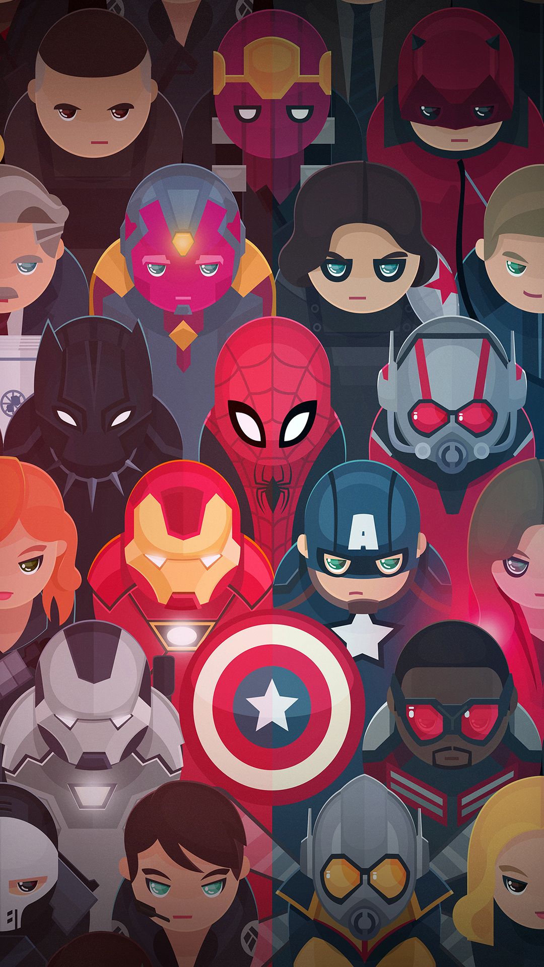 1080x1920 Wallpaper Cute Avengers, Iron Man, Avengers, Marvel Comics, Superhero, Background Free Image