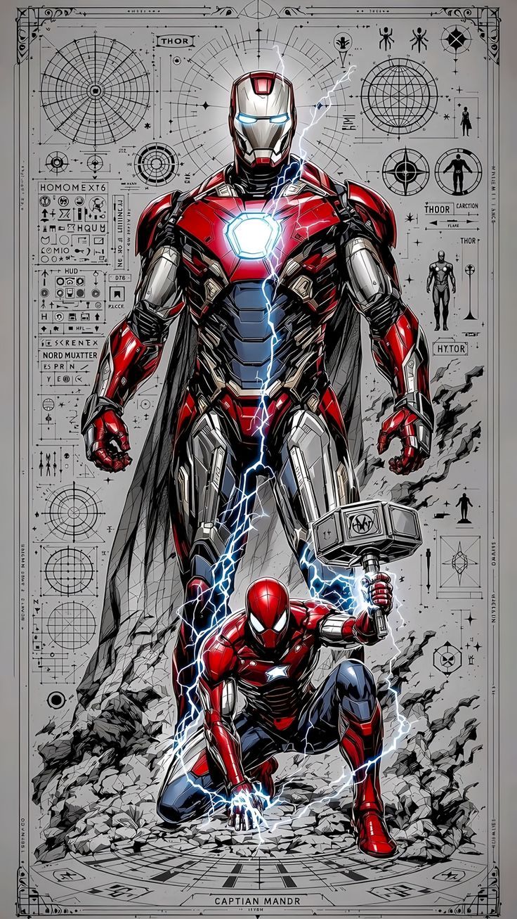 736x1307 Avenger collage wallpaper. Ironman collage wallpaper, Marvel collage wallpaper iphone, Ironman spiderman wallpaper