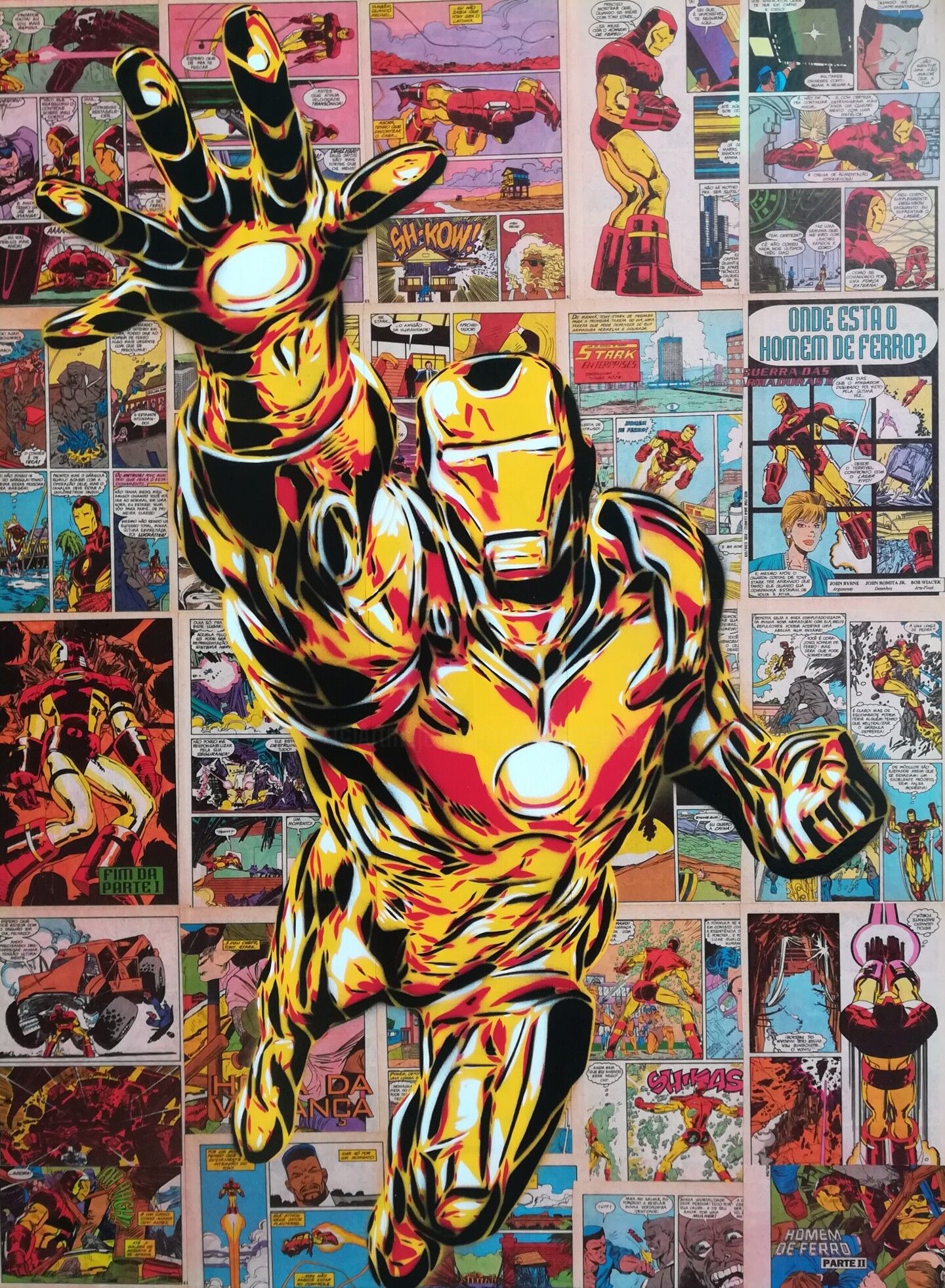 1440x1963 Iron Man, Painting by Sérgio Clemente