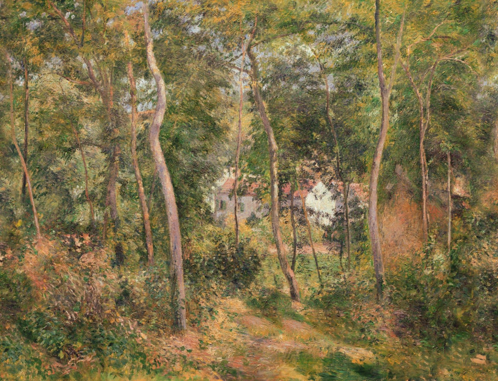 1700x1300 Classic Woodland Oil Painting Mural