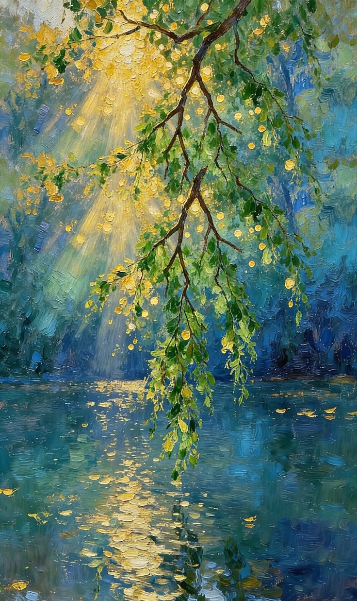 736x1237 Wallpaper. Sunlight Through Leaves ✨ A Soft Nature Moment You Can Feel