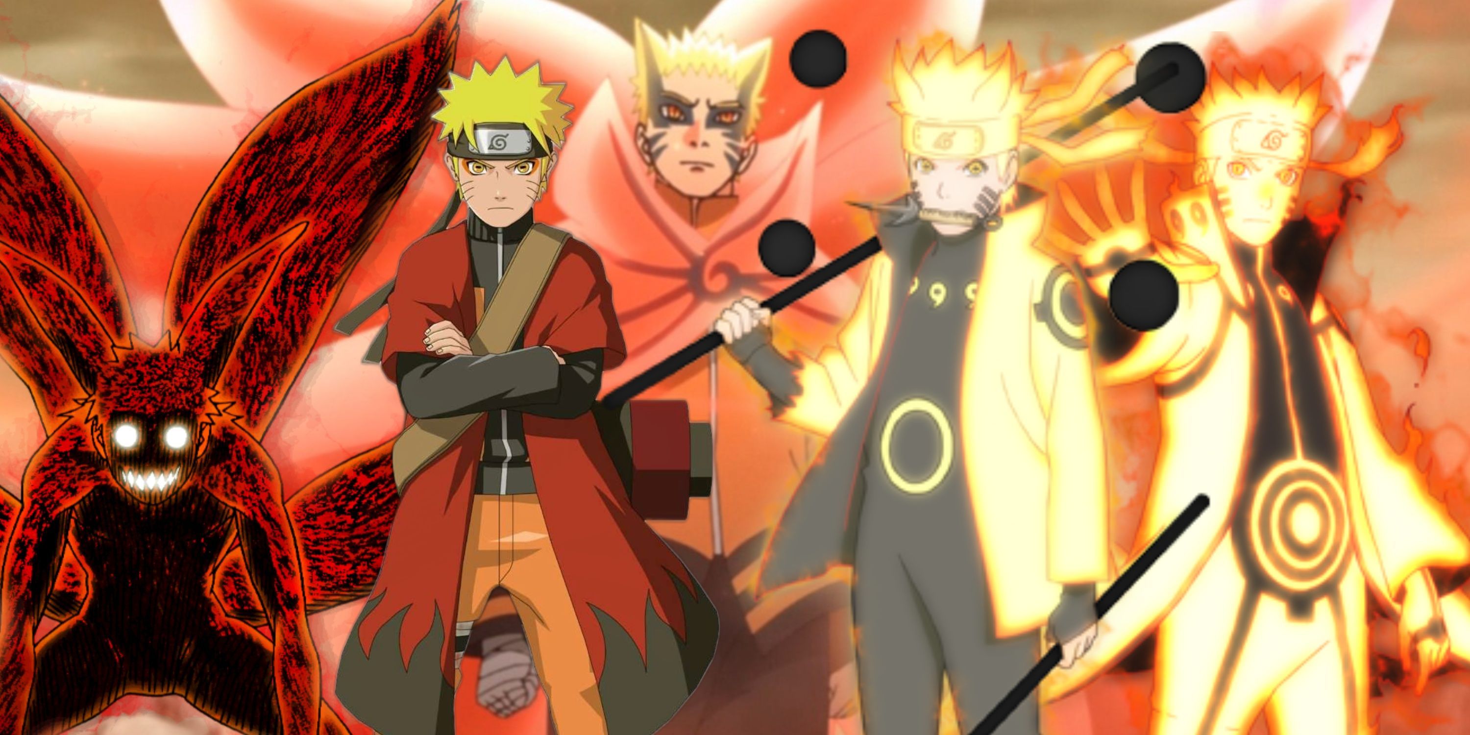 3000x1500 Naruto Sage Of Six Paths & Kurama