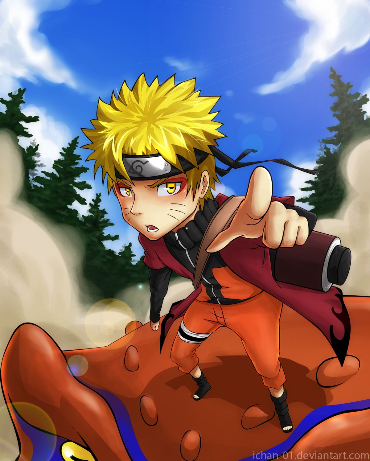1200x1495 Naruto's Sage Mode. Daily Anime Art