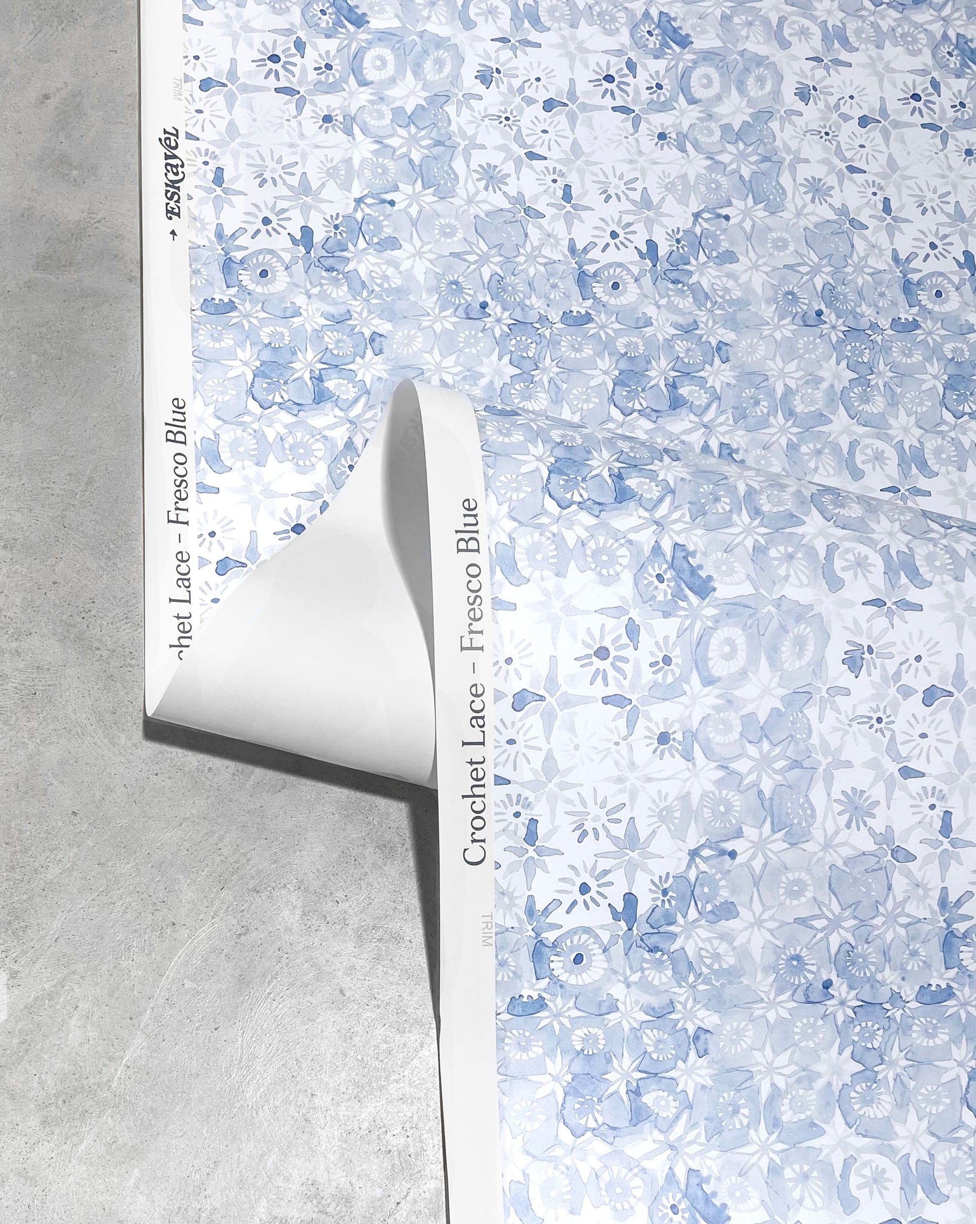 1946x2440 Crochet Lace Wallpaper.. Fresco Blue