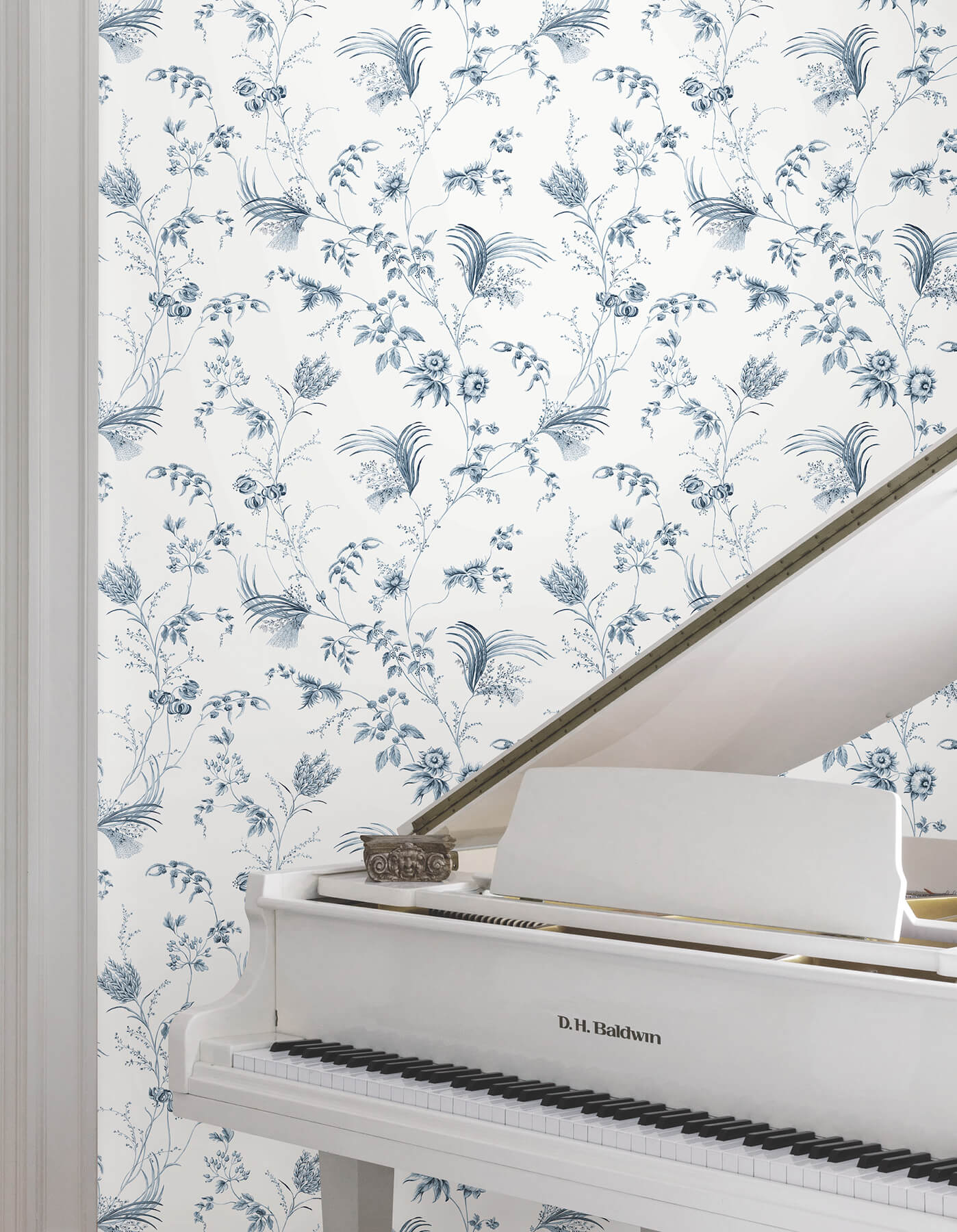 1398x1800 Ronald Redding Astoria Floral Lace Wallpaper