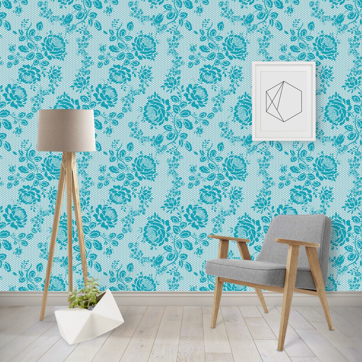 1500x1500 Lace Design Custom Wallpaper & Surface Covering