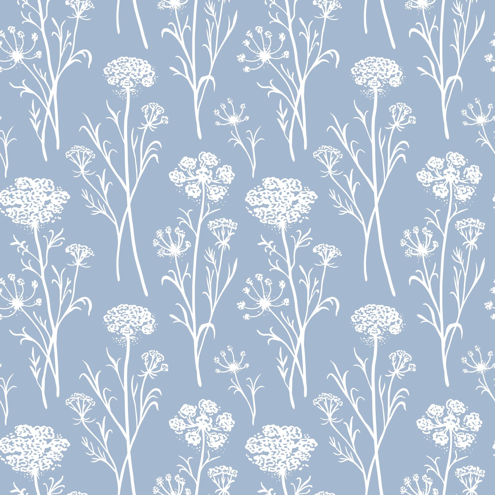 1946x1946 Queen Anne's Lace Peel and Stick Wallpaper, Flowers