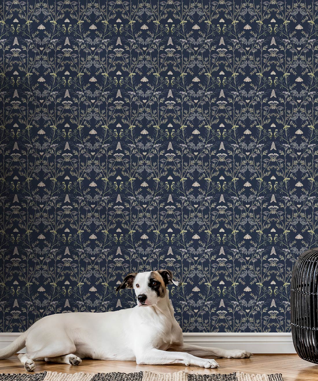 1100x1320 Queen Anne’s Lace Wallpaper Woven Wallpaper